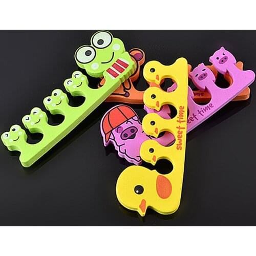 5pcs Soft Sponge Foam Finger Toe Separators Nail Arts Salon Pedicure Manicure Nail Tools -35