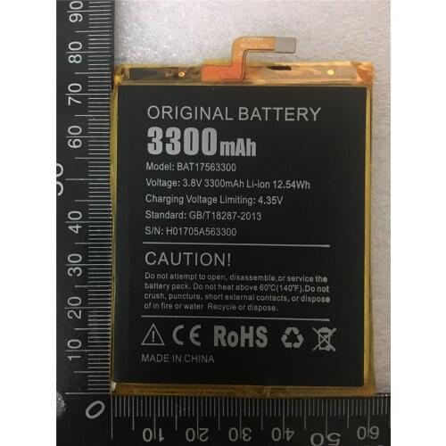 100% Original New 3.8V 3300mAh BAT17563300 battery for doogee shoot 1 5.5inch Mobile Phone Battery