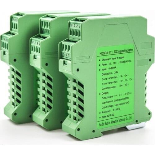 Analog Signal Converter 1 In 2 Outputs Analog Signal Conditioner 4-20mA