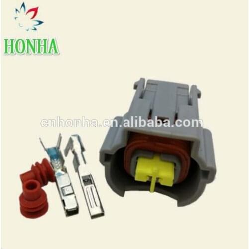 Free shipping 10/20/30/50/100 pcs 2 pin waterproof automotive female wire terminal connector PU465-02127