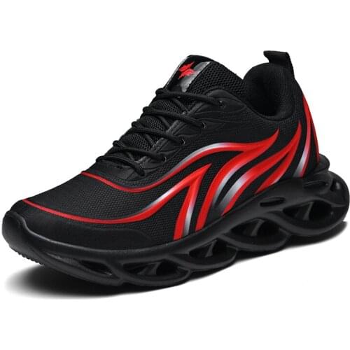 Breathable Running Shoes Light Mens Sports Shoes Large Comfortable Thick Soles Sneakers Walking Men Shoes