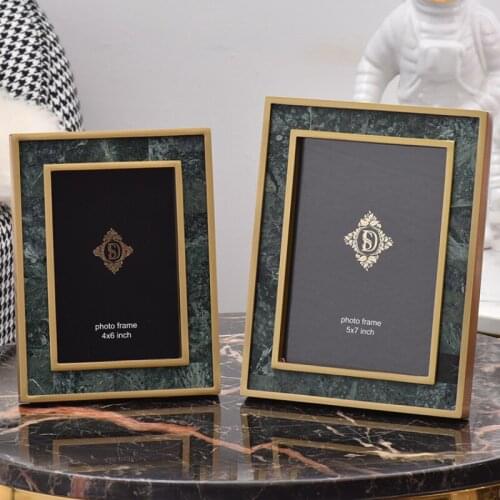 Elegant Luxury Photo Frame Modern Living Room Display Design Art Picture Frame Personalized Gift Cadre Photo Home Decor DG50XK