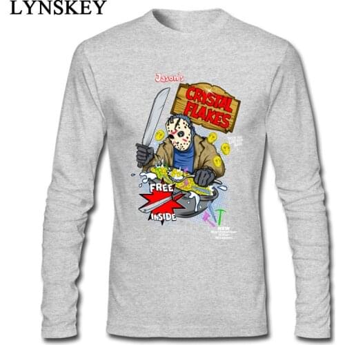 Jasons X Crystal Flakes Natural Cotton T-Shirt 2017 Wehrmacht able Pure Cotton Long Splatoon Regular Tee Shirt