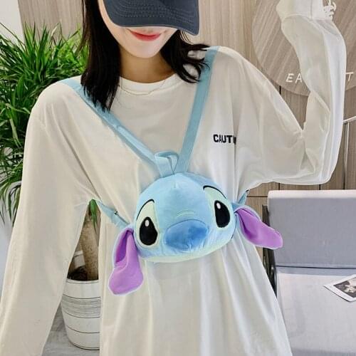 Creative cartoon Winnie Bear Plush Doll coin bag pocket change purse small bag boy girl double shoulder bag straddle bag gift