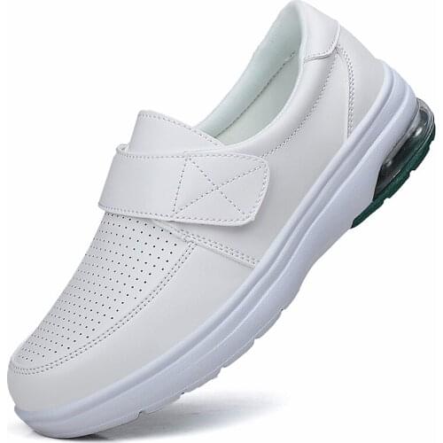 Sneakers Women Fashion Leather Casual Shoes Air Cushion Running Shoes Comfortable Outdoor Women Shoes