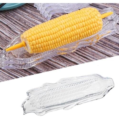 Corn Trays Anti-scalding Wear-resistant Plastic Cob Dinnerware Sets for Family Tableware Home Corn Storage Tools