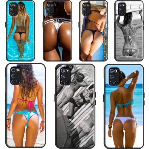 Summer Beach Bikini Girl Phone Case For OPPO A53 A31 A9 A5 2020 Reno 2 Z A1K A3S A5S A15 A52 A72 A83 A91 A93 Cover