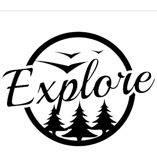 Explore Adventure Travel Camping Vinyl Decal Sticker Ideal for Car Bus Laptop Rear Window Car Sticker