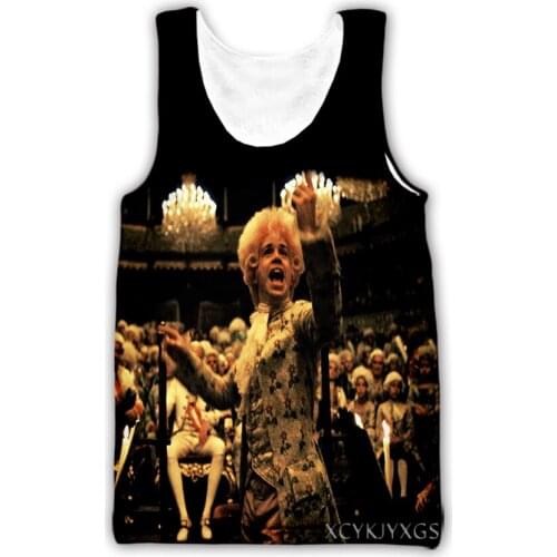 Xinchenyuan AMADEUS 3D Printed Casual Tank Tops Summer Undershirt Shirts Streetwear for Men/Women Fashion Vest A35