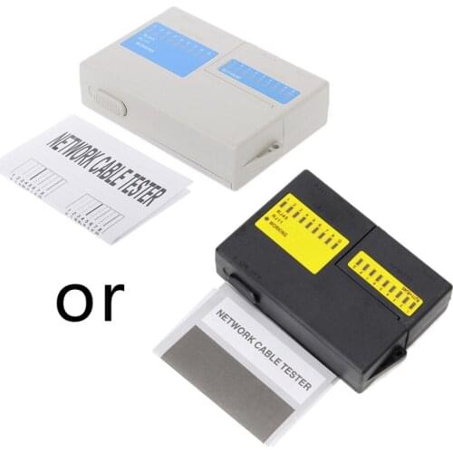 Super Mini Network LAN Cable Wire Cat5 RJ11 RJ45 Tester JUL09 Drop ship