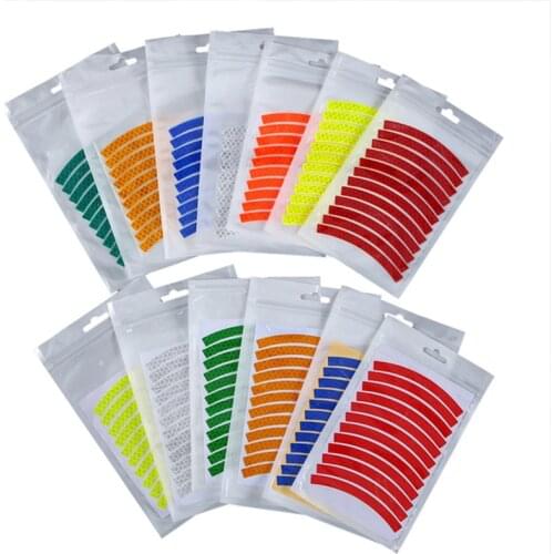 Reflective Stickers Childrens Bicycle Accessories Scooter Night Safety Warning Anti-collision Strip Contour Sticker