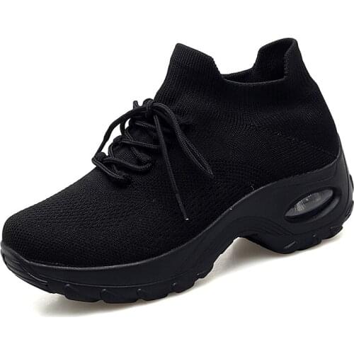 Tenis Mujer Height Increasing Breathable Sport Shoes Women Tennis Shoes Female Stability Athletic Sneakers platform Trainers