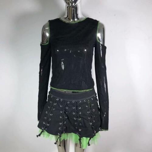 Kawaii Tops punk clothes gothic Tops grunge aesthetic graphic tees y2k aesthetic goth clothes e girl vintage Tops