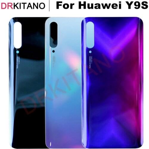 For Huawei Y9S Battery Cover Back Glass Panel Rear Door Housing Case Replacement for Huawei P Smart Pro 2019 Battery Cover
