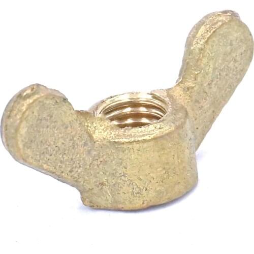 1 piece Brass Wing Nuts Thumb Butterfly M8 Metric Threaded Fasteners