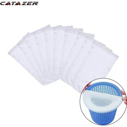 2020 10 Pcs Storage Pool Skimmer Socks Swimming Pool Garbage Sets Pool Basket Filter Socks Trash Socks For Swimming Pool Basket