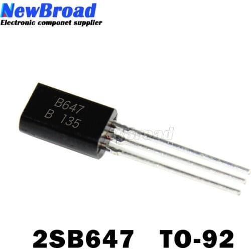 50PCS 2SB647AC 2SB647A TO92 2SB647 TO-92L B647 Triode new and original