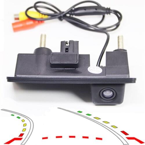 Dynamic Trajectory Car Rear View Camera for Audi A6L A4L A4 A5 S5 Q3 Q5 Q7 Trunk handle Reversing Reverse Camera For VW B6 B7