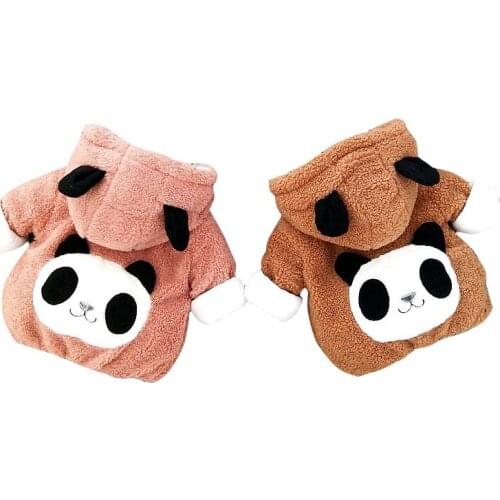 Childrens Panda Thick Coat Baby Cotton Jackets Baby Boy Cartoon Pig Clothing Girl Cute Hooded Jacket Winter Coat Kids Clothes