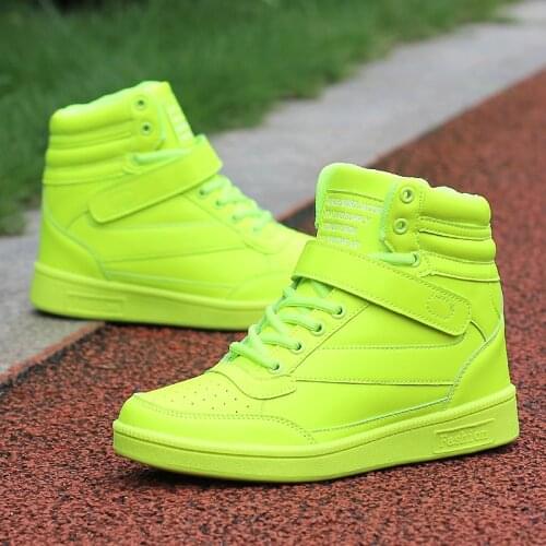 Classic Women Casual Sports Shoes High Top Colorful Street Walking Footwear Ladies Platform Chunky Sneakers Soft Hard-Wearing
