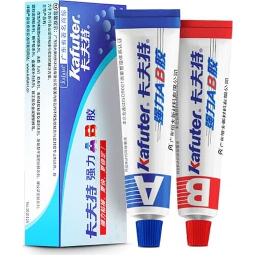 Kafuter A+B Glue 70g Acrylate Structure Glue Special Quick-Drying Glue Glass Metal Stainless Waterproof Strong Adhesive Glue