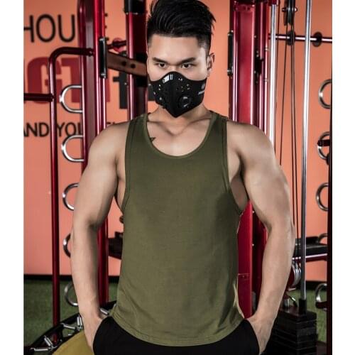 Muscle Brothers Sports Fitness Vest Mens Running Training Fast Drying Vest Slim Fit Breathable Sleeveless Shirt Mens