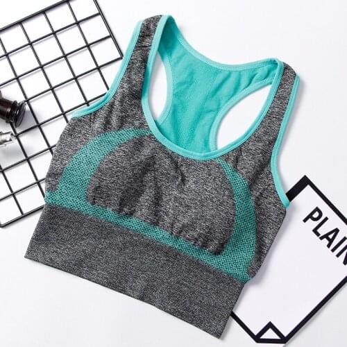 2019 new push up fashion sports underwear women running fitness moisture wicking breathable sports bra female Padded Lingeries