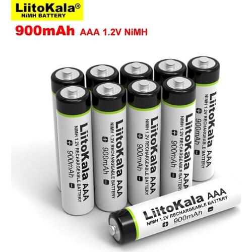 Genuine/Original 4-28PCS LiitoKala AAA NiMH Battery 1.2V Rechargeable Battery 900mAh for Flashlight, Toys