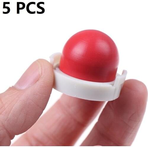 Durable New 5 Pcs Red Carburetors Oil Primer Bulb Pump Cup For B&S Briggs & Stratton 694395 496115 4180 5085 5085h 5085k