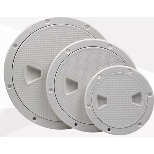 RV / Marine / Boat / Camper Access Hatch Cover Screw Out 6" Deck Plate Round Deck Cover