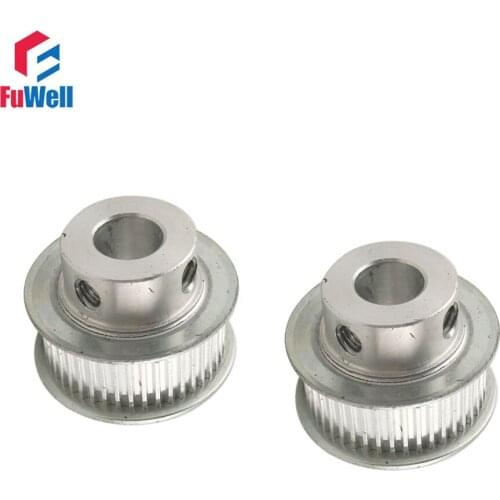 2pcs MXL Type 55T Timing Pulley 6/8mm Inner Bore Dia. 11mm Belt Width 2.032mm Pitch Aluminum Alloy 55Teeth Timing Belt Pulleys