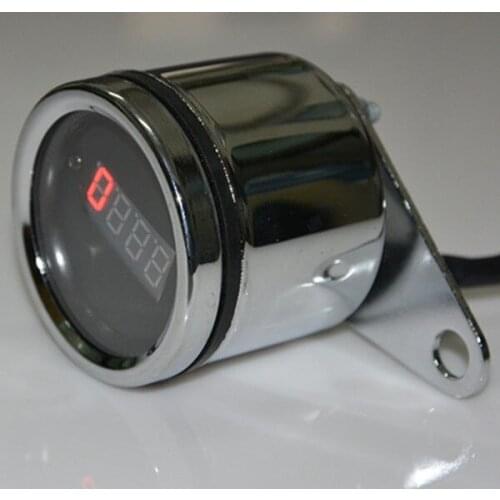 Motorcycle LED Digital Tachometer Speedometer Gauge Meter Instrument