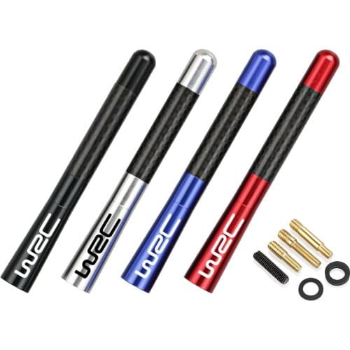 WRC Carbon Fiber Car Roof Radio Antenna For Dacia DUSTER Mercedes W124 Citroen C4 Chevrolet Cruze aerial Auto Accessories