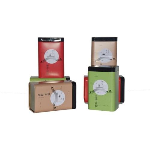 Xin Jia Yi Packaging Tinplate Metal Cans Travel Portable Small Rectangle Food Coins Candy Jewelry Storage Tin Case