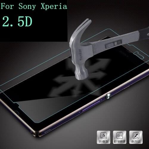 9H Tempered Glass Screen Protector guard BAG for Sony Xperia Z1 Z3 Z4 Z4V Z5 Premium Compact MINI E3 E4 E4G E5 glass Film