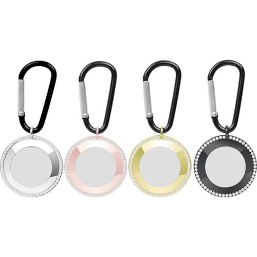 1 pcs Protective Shell For Phone Locator Tracker Twist Air Tag Holder Rhinestone Airtag Case Sleeve Copper Keychain Accessories