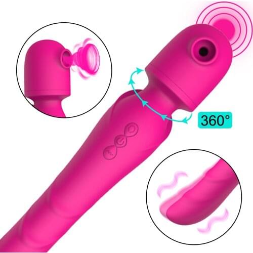 10 Speeds Sucking Vibrator G spot Sex Toys Av Wand Massager for Women Clitoral Stimulator Female Sex Products