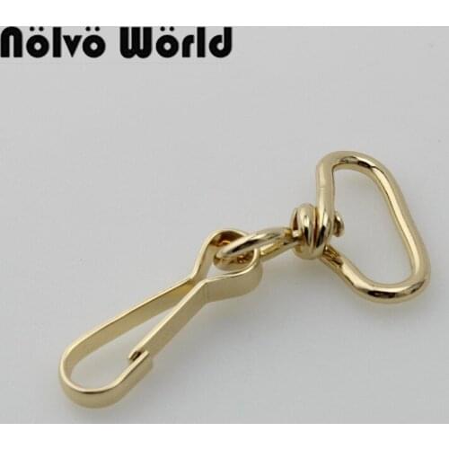 25mm Fashion webbing trigger snap hook swivel clasp lobster claws swivel hard DIY gold hook