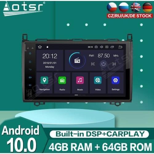 Android10 Audio Car radio For Mercedes Benz Sprinte B200 Vito Viano W469 Car Multimedia Player DVD GPS Navi Stereo Unit Recorder
