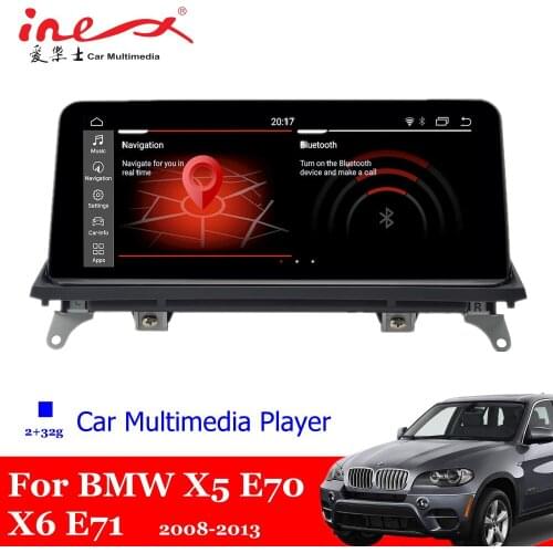 Car Vedio Multimedia Player For BMW X5 E70/X6 E71 2008-2013 Accessories Android CCC CIC Radio GPS Navigation System HD Screen