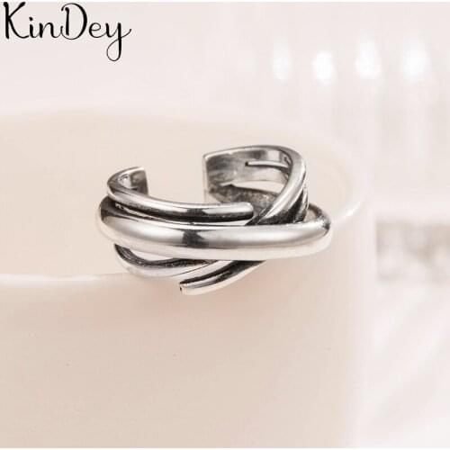 Bohemian Charm Boho Big Chains Rings For Women Lover Wedding Bridal Valentines Gifts Men Open Retro Antique Rings