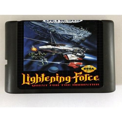 Lightening Force Game Cartridge Newest 16 bit Game Card For Sega Mega Drive / Genesis System