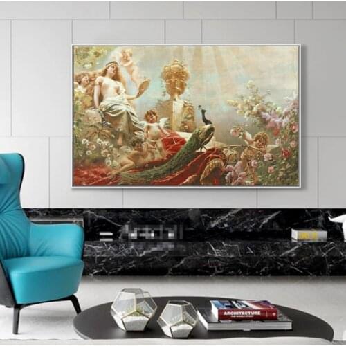 Classical Figures Oil Painting Wall art Picture for Living room Hotel Decoration Portrait Paintings HD Print on Canvas