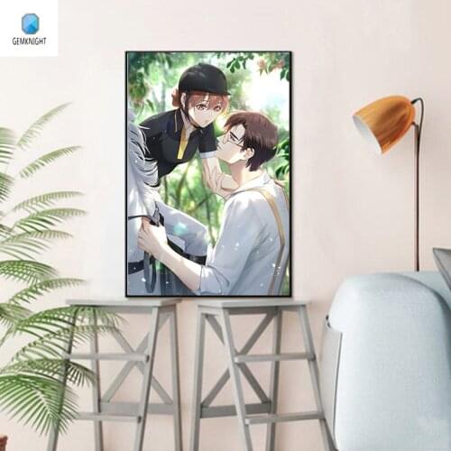 Traditional Chinese anime Light and Night posters diy digital paint by numbers oil painting on canvas room decorate