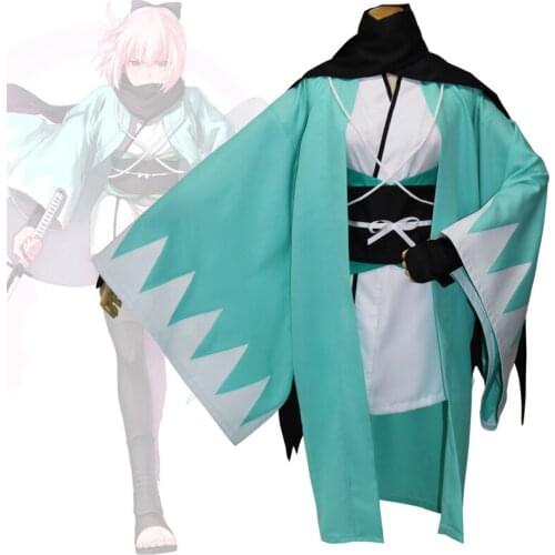 Okita Souji Cosplay Sakura Saber Arturia Pendragon Grand Order Fate Stay Night Costume Fate Saber Cosplay Okita Souji
