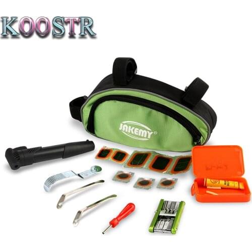 1 Set Bicycle Mountain Bike Maintenance Toolkit Tire Repair Tool Air Cylinder Repair Spanner Combination Toolkit