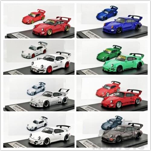 Impossible Perfect IP 1:64 RWB 964 Red/White/Silver/Green/Blue Resin Model Car