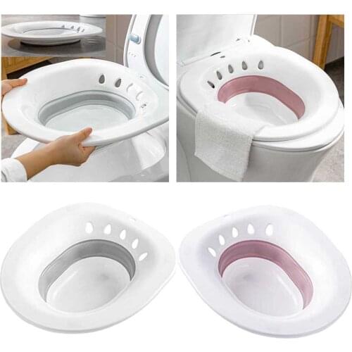 New Foldable Portable Durable Bidet Sitz Bath For Hemorrhoids Patient Free Basin Tub Hip Basin Bidet Toilet Seat Bath