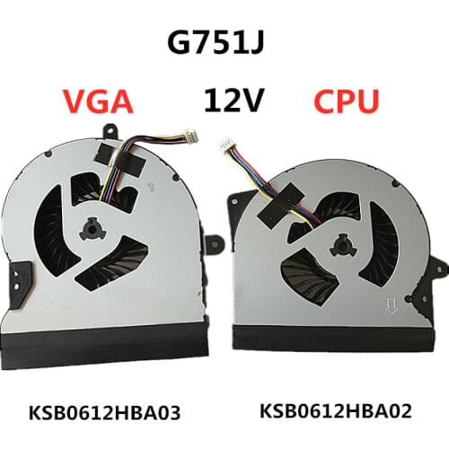 New Original Laptop/Notebook CPU/GPU Cooling Fan For ASUS ROG Strix GFX71 GFX71J GFX71JY GFX71JT