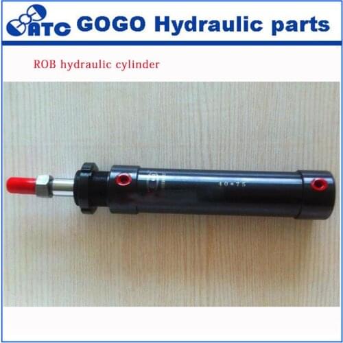 ROB series round oil Manufacturer Mini Piston Rob Telescopic Hydraulic Cylinder ,cylinder bore 20mm